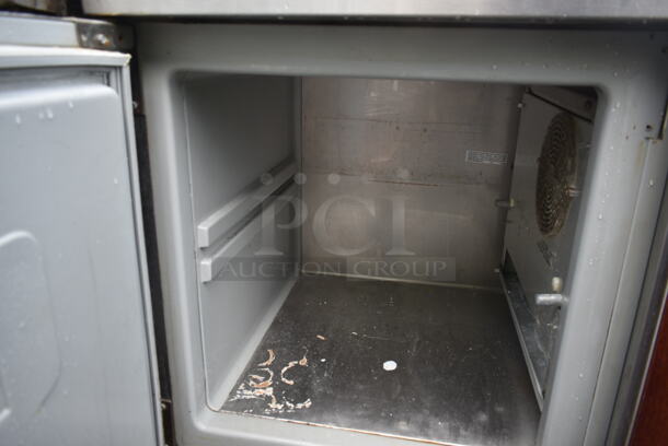 Randell Stainless Steel Commercial 3 Door Undercounter Cooler. Tested and Powers On But Does Not Get Cold - Image 4 of 8
