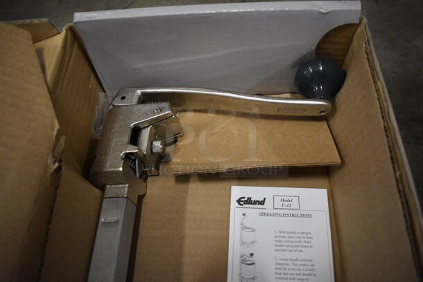 BRAND NEW IN BOX! Edlund Model U-12 Metal Commercial Can Opener and Mount. 10x5x20 - Image 2 of 4