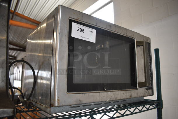 Stainless Steel Commercial Countertop Microwave Oven. 22x18x14 - Image 2 of 4
