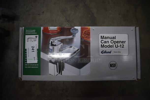 BRAND NEW IN BOX! Edlund Model U-12 Metal Commercial Can Opener and Mount. 10x5x20 - Image 4 of 4
