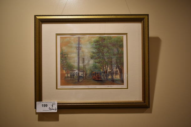 3 Framed Items; 2 Picture and Mirror. 3 Times Your Bid! (front hallway) - Image 1 of 3