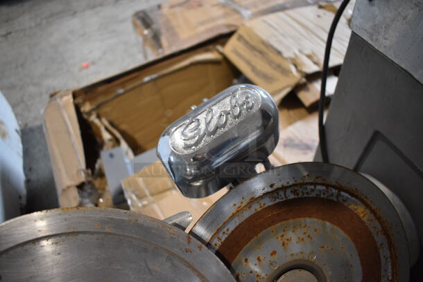 Globe Stainless Steel Commercial Countertop Meat Slicer w/ Blade Sharpener. 26x24x28. Tested and Does Not Power On - Image 5 of 5