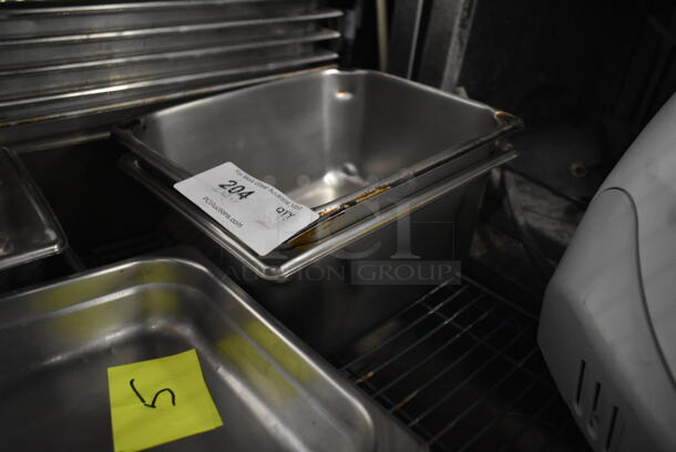 2 Stainless Steel Drop In Bins. 2 Times Your Bid! - Image 3 of 3