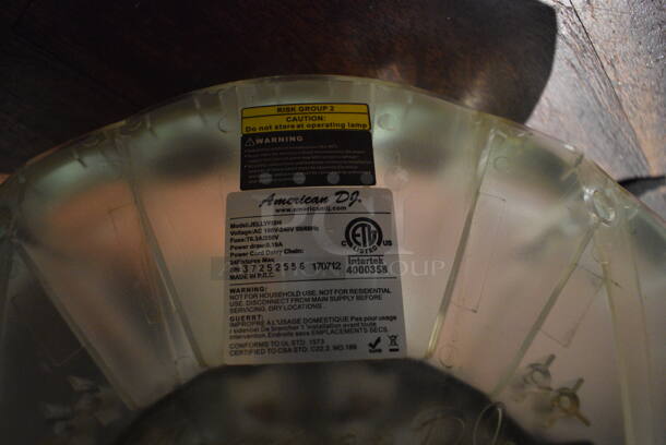 4 American DJ Jellyfish Light Fixtures. 100-240 Volts, 1 Phase. 12x12x3.5. 4 Times Your Bid! (bar) - Image 5 of 6