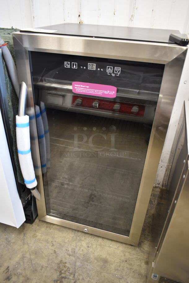 BRAND NEW SCRATCH AND DENT! Avanti BCA306SS-IS 10 Bottle 70 Can Beverage Cooler Wine Chiller Merchandiser. 115 Volts, 1 Phase. Tested and Working! - Image 2 of 4