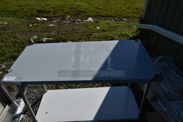 BRAND NEW SCRATCH AND DENT! Stainless Steel Commercial Table w/ Under Shelf. - Image 2 of 4