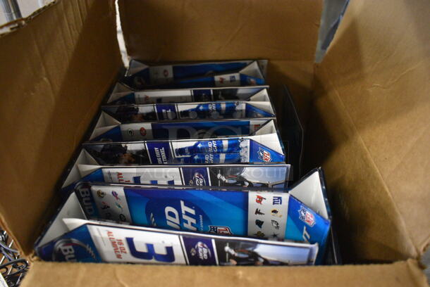 18 Clear Poly Countertop Menu Holders. 6x2.5x7. 18 Times Your Bid! - Image 3 of 3