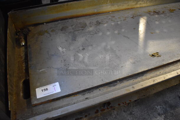 Keating Miraclean 72.BFLD Stainless Steel Commercial Countertop Natural Gas Powered Flat Top Griddle. 72x32x17 - Image 4 of 6