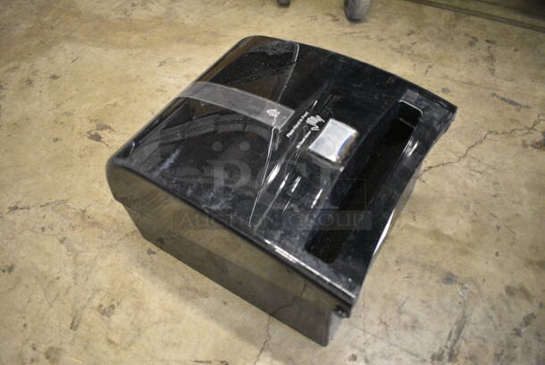 Black Poly Wall Mount Paper Towel Dispenser. 12x9x14 - Image 2 of 4