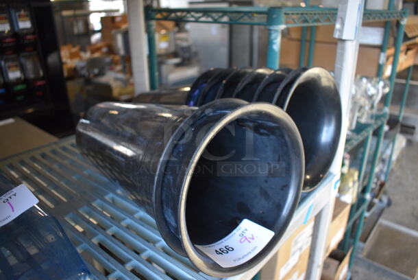 ALL ONE MONEY! Lot of 9 Black Poly Buckets! Includes 8x8x14 - Image 1 of 3