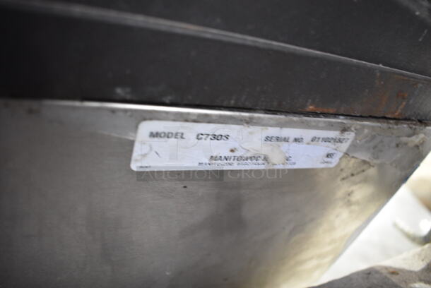 Manitowoc IY1005W-261 Stainless Steel Commercial Ice Head on Manitowoc C730S Commercial Ice Bin. 208-230 Volts, 1 Phase.  - Image 8 of 8