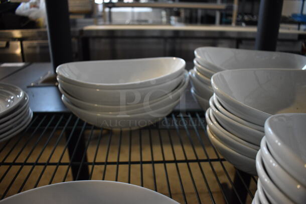 ALL ONE MONEY! Tier Lot of Various White Ceramic Bowls and Plates - Image 6 of 6