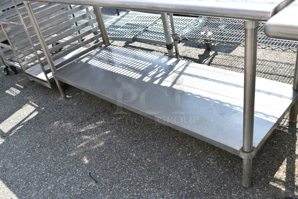 Stainless Steel Table w/ Under Shelf.  - Image 2 of 4