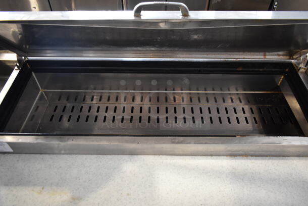 Turbo Air TPR-67SD Stainless Steel Commercial Pizza Prep Table on Commercial Casters. 115 Volts, 1 Phase. Tested and Working! - Image 3 of 9