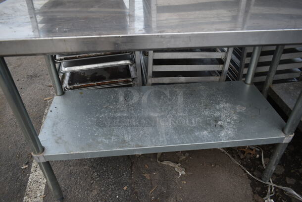 Regency 600T2448G Stainless Steel Commercial Table w/ Metal Under Shelf. - Image 3 of 5