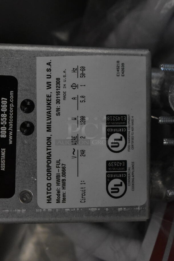BRAND NEW SCRATCH AND DENT! Hatco HWBI-FUL Stainless Steel Commercial Drop In Food Warmer. 240 Volts, 1 Phase. - Image 6 of 6