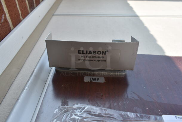 Eliason Wood Pattern and Metal Swinging Kitchen Door. - Image 4 of 6