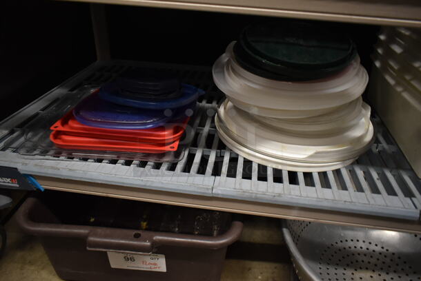 ALL ONE MONEY! Lot of Various Poly Bins and Lids. - Image 3 of 3