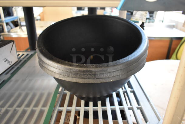 ALL ONE MONEY! Lot of Black Poly Bowls and Plastic Sign Cover - Image 3 of 6