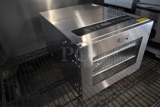 BRAND NEW SCRATCH AND DENT! Avantco 177LT06A Stainless Steel Commercial Food Dehydrator. 120 Volts, 1 Phase. Tested and Only Works On The Highest Heat Setting.
 - Image 4 of 10