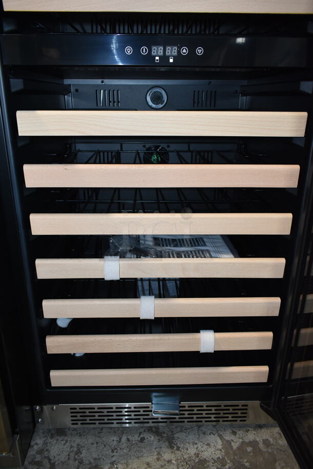 BRAND NEW SCRATCH AND DENT! Whynter BWR-0922DZ  92 Bottle Built-in Stainless Steel Dual Zone Compressor Wine Refrigerator. 115 Volts, 1 Phase. Tested and Working! - Image 7 of 9