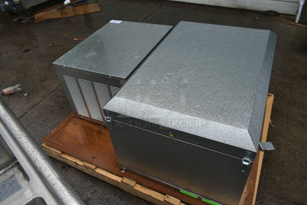 BRAND NEW SCRATCH AND DENT! Norlake CPB050JC-E-0-EV Self Contained Compressor Condenser for Walk In Cooler Box. 115 Volts, 1 Phase - Image 3 of 9