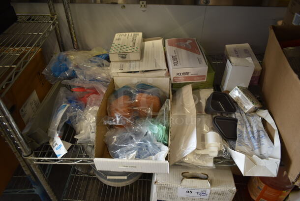 ALL ONE MONEY! Tier Lot of Various Items Including Dental Supplies Like Polybite - Image 2 of 8
