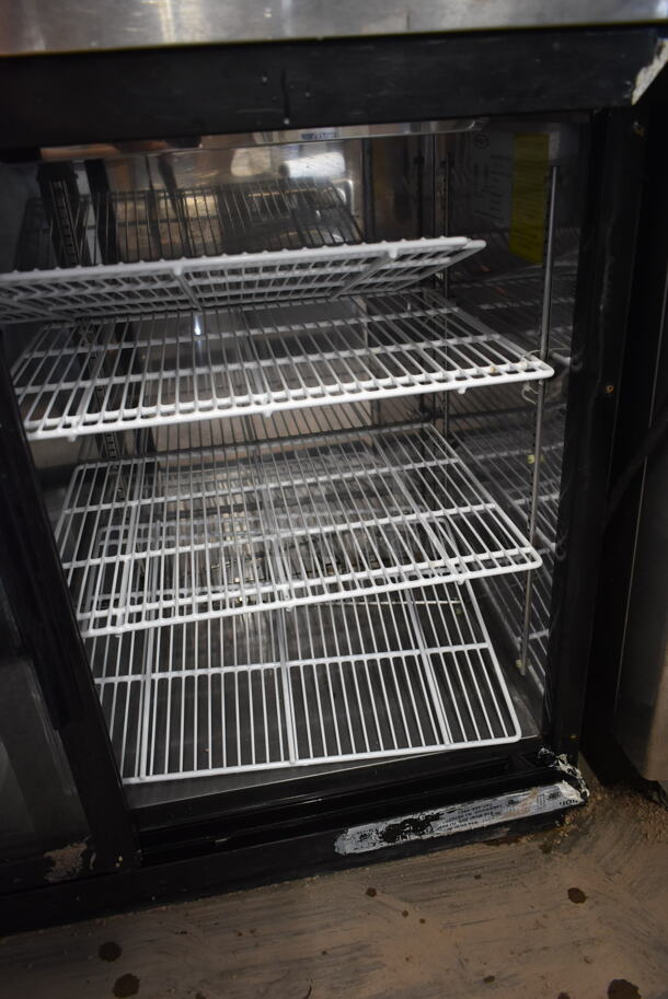 Kool-it KBB60-2G-24SD-A Stainless Steel Commercial 3 Door Back Bar Cooler Merchandiser. 115 Volts, 1 Phase. Tested and Working! - Image 6 of 7