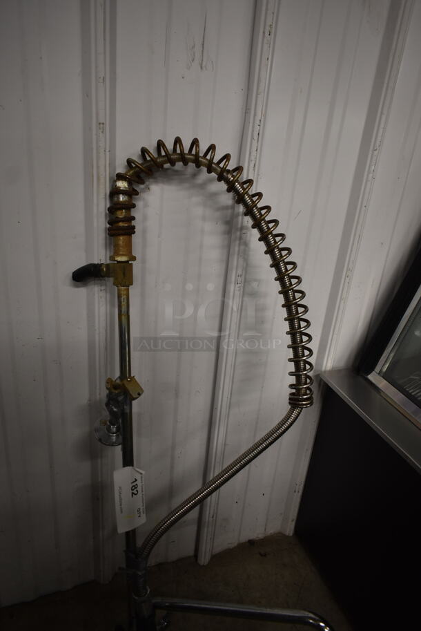 Metal Faucet w/ Handles and Spray Nozzle Attachment. - Image 3 of 4