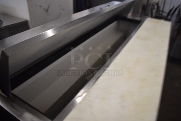 True TSSU-72-18 Commercial Stainless Steel Mega Top Sandwich/Salad Prep Table With 3 Door Refrigerated Base And Polycoated Racks. 115V, 1 Phase. Tested and Working! - Image 4 of 8