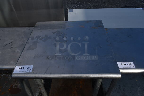 Stainless Steel Commercial Table w/ Under Shelf. - Image 2 of 4