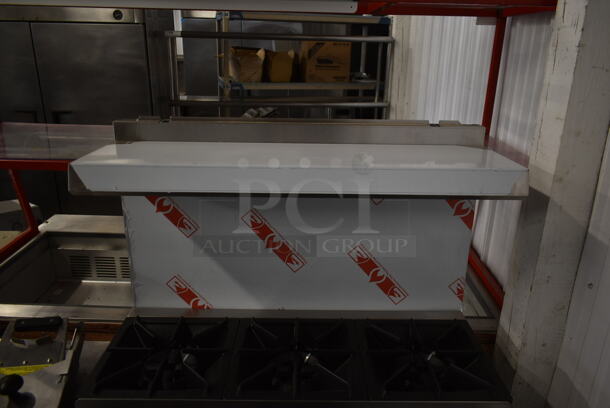 BRAND NEW SCRATCH AND DENT! Cooking Performance Group CPG 351S36SUL Stainless Steel Commercial Propane Gas Powered 2 Tier 6 Burner Range w/ Oven, Back Splash and Over Shelf. 210,000 BTU. Tested and Working! - Image 3 of 7