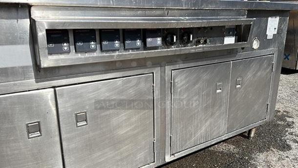 5 Bay Steam Table W/ Overhead Shelf! - Image 2 of 3