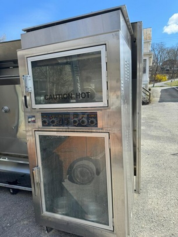 Nu-vu SUB-123 Electric Combination Oven And Proofer 208V, 36X25X77 Very nice condition, On Casters! - Image 8 of 8