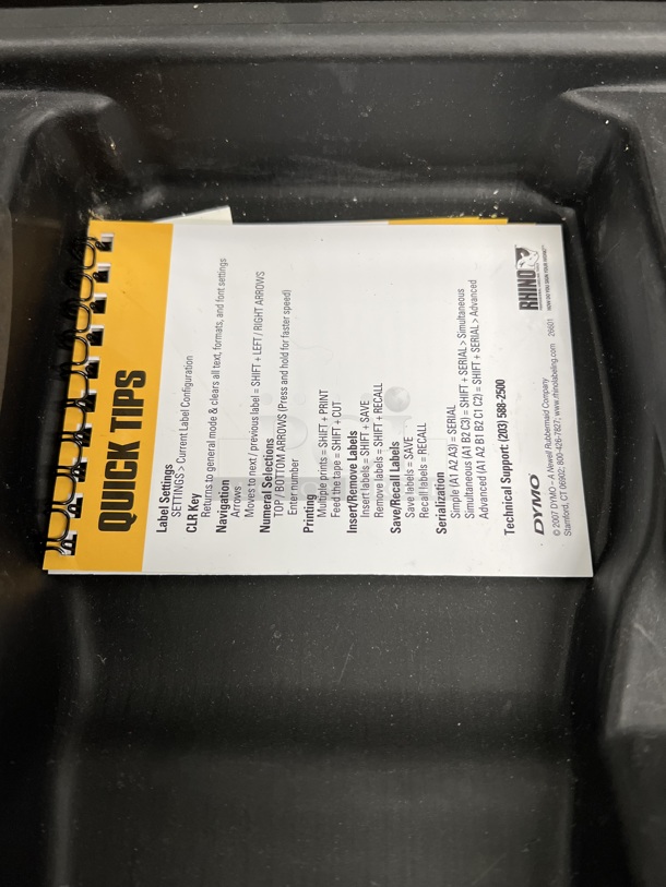 Dymo Rhino 6000 Label Maker in Hard Case. 18x14x4.5 - Image 8 of 8