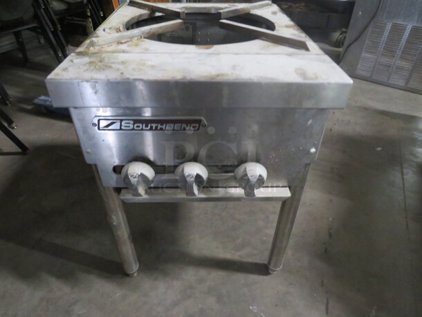 One Southbend Natural Gas 1 Burner Range. - Image 2 of 2