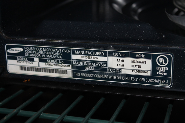 2016 Samsung ME21K7010DS Stainless Steel Microwave Oven. 120 Volts, 1 Phase. - Image 5 of 5