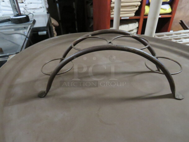 Table Top Metal 4 Hole Salsa/Sauce Holder.  2XBID - Image 2 of 3