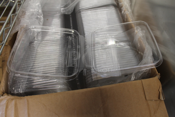 2 Boxes of BRAND NEW Plastic To Go Containers. 2 Times Your Bid! - Image 3 of 4