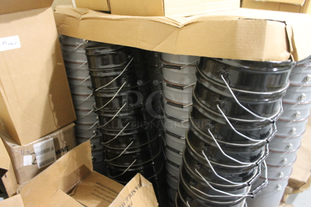 ALL ONE MONEY! PALLET LOT of Metal Buckets. BUYER MUST REMOVE. - Image 2 of 4