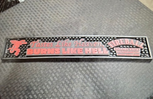 One 20.5X3.5 Fireball Bar Mat.