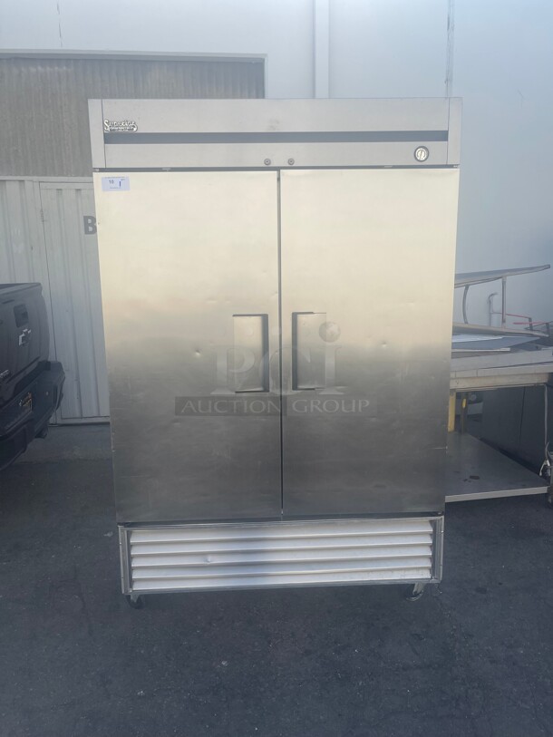 True Commmercial Two Door Freezer With Solid Door 115 Volt NSF  - Image 2 of 5