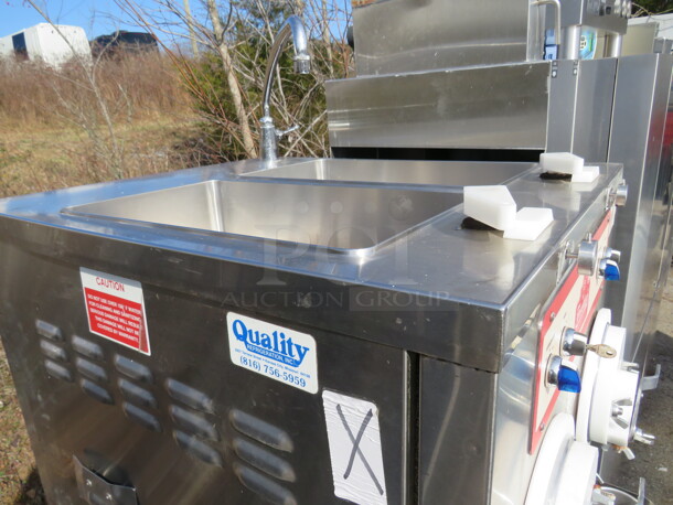 One Frozen Custard Freezer On Casters. Unable To Test. 29X38X66 - Image 5 of 5