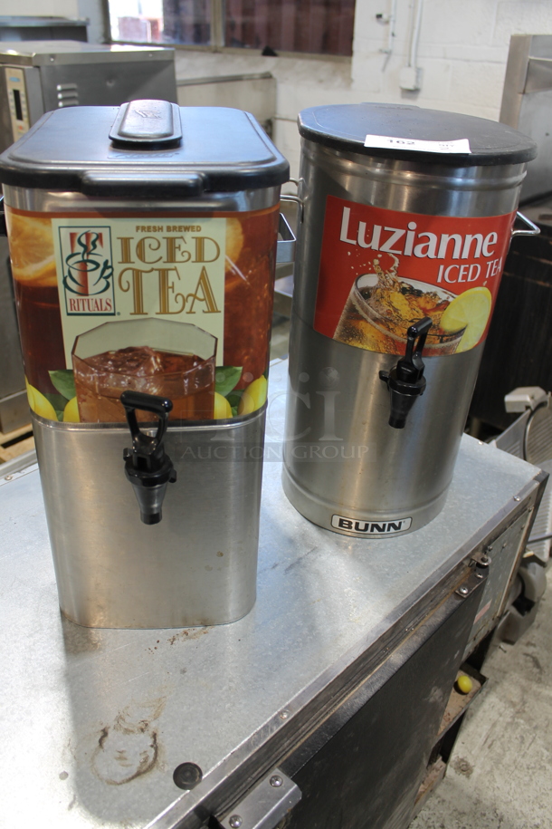 2 Stainless Steel Beverage Holder Dispensers. 2 Times Your Bid! - Image 2 of 4