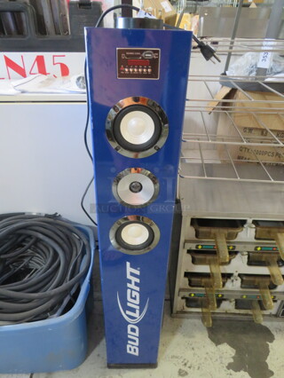 One Bud Light Speaker/Player With USB.