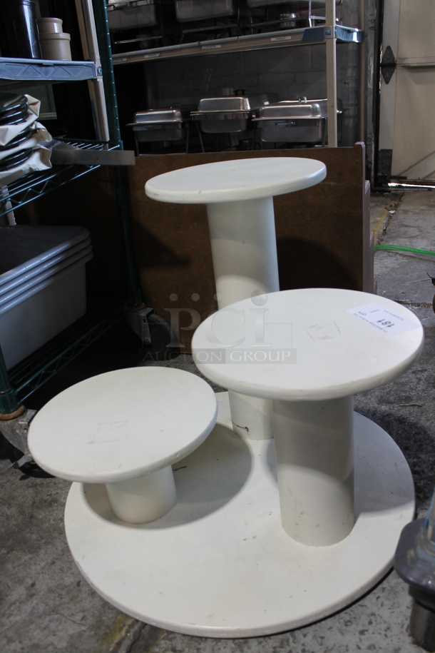 White Countertop 3 Tier Cake Stand. - Image 2 of 2