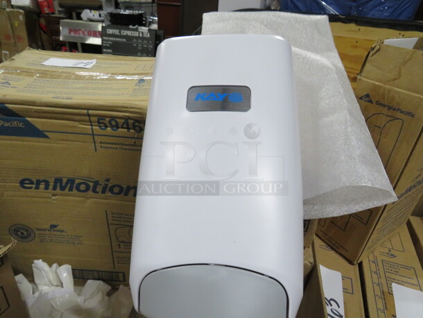 One NEW Kay Wall Mount Soap Dispenser. #92214116 - Image 1 of 1