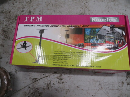 One NEW TPM Universal Projector Mount With Adjustable Drop.