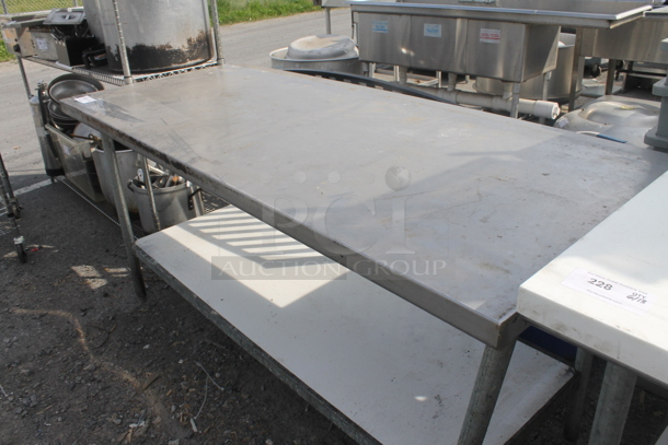 Stainless Steel Table w/ Undershelf - Image 3 of 6