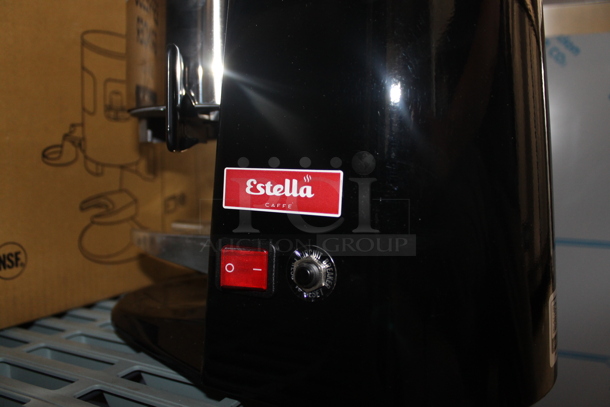 BRAND NEW SCRATCH AND DENT!  Estella 236ECEG26 Metal Commercial Countertop Espresso Bean Grinder. No Hopper. 110 Volts, 1 Phase. Tested and Working! - Image 4 of 7